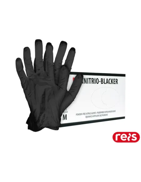 RĘKAWICE NITRYLOWE RNITRIO-BLACKER B