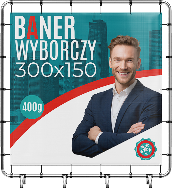 Baner laminowany
