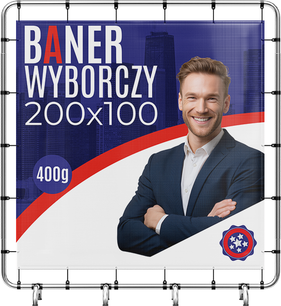 Baner laminowany