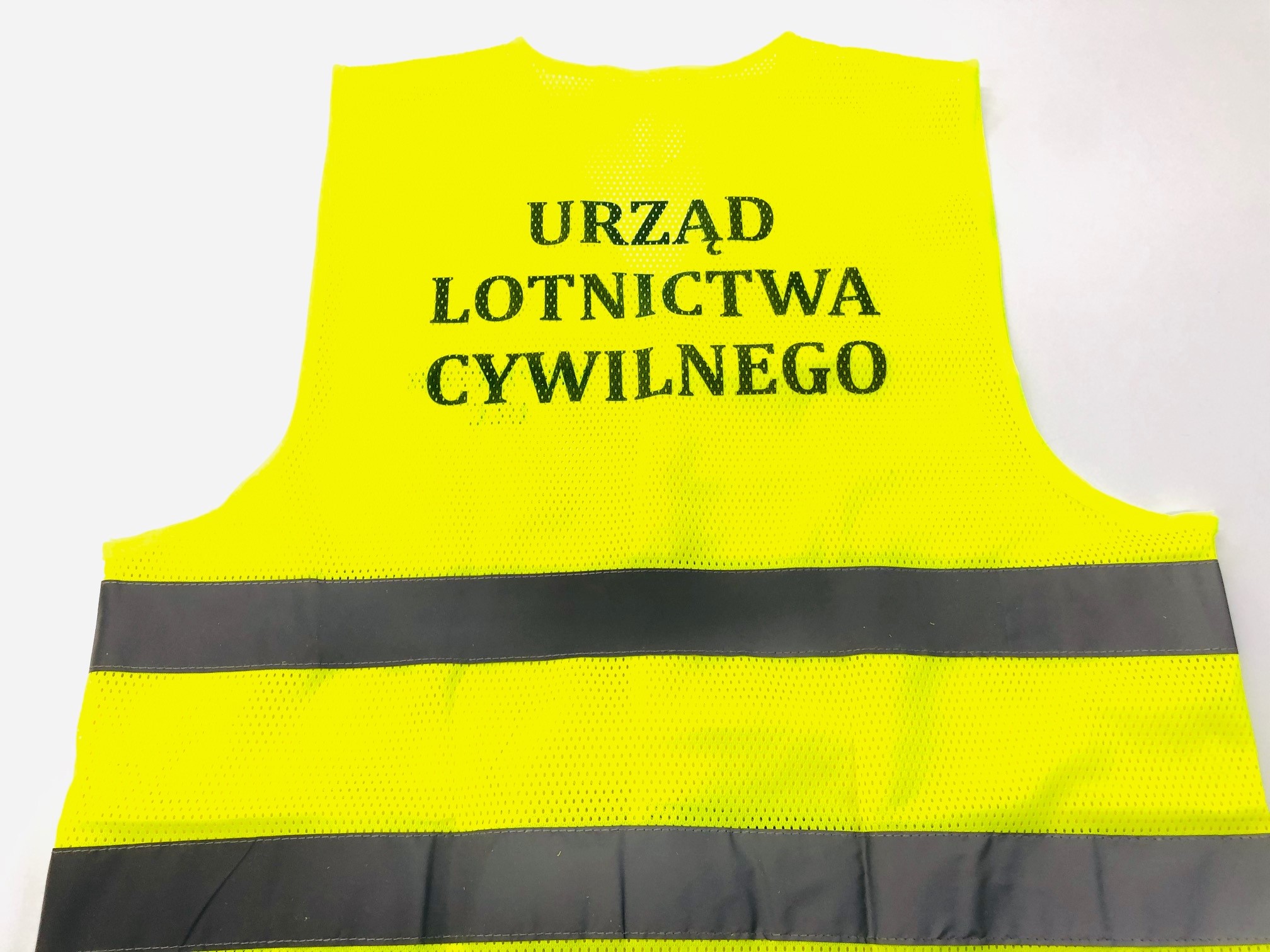 Kamizelka odblaskowa z nadrukiem